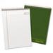 2Pc Ampad Gold Fibre Wirebound Writing Pad w/Cover 8 1/2 x 11 3/4 White Green Cover