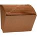 Business Source-1PK Business Source Letter Recycled Expanding File - 8 1/2 X 11 - 21 Pocket(S) - Brown - 30% Recycled