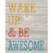 Wood Panel Typography 3 Poster Print by Melody Hogan (24 x 36)