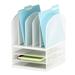 Safco Onyx Desk Organizer in White