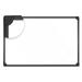 Design Series Magnetic Steel Dry Erase Board 36 x 24 White Black Frame