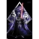 Star Wars: Original Trilogy - Villains Badge Wall Poster 14.725 x 22.375