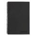 2PK Cambridge Wirebound Business Notebook 1 Subject Wide/Legal Rule Black Cover 8 x 5 80 Sheets (06074)