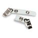 Badge Straps With Clips 0.38 X 2.75 Clear 100/box | Bundle of 2 Boxes