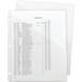 Smead InnDura 3-Hole Poly Slash Jackets Letter - 8 1/2 x 11 Sheet Size - Poly - Clear - 5.41 oz - 5 / Pack