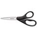 Westcott Design Line Straight Stainless Steel Scissors 8 Long 3.13 Cut Length Black Straight Handle Each
