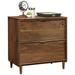 Pemberly Row 2-Drawer Mid-Century Engineered Wood Filing Cabinet in Grand Walnut