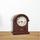 Howard Miller&reg; Barrister Chiming Key Wound Mantel Clock Wood in Black/Brown/Red | 11.75 H x 9.5 W x 5.25 D in | Wayfair 613180