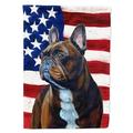 USA American Flag with French Bulldog Garden Flag