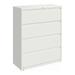 Hirsh 42 inch Wide 4 Drawer Metal Lateral File Cabinet for Home and Office Holds Letter Legal and A4 Hanging Folders White