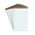 TRU RED Notepad 8.5 x 14 Wide Ruled White 50 Sheets/Pad TR59939