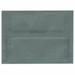 JAM Paper & Envelope A6 Translucent Envelopes 4 3/4 x 6 1/2 Steel Blue 25/Pack