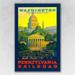 HomeRoots 24 x 36 in. Washington DC c1940s Vintage Travel Poster Multi Color Wall Art