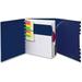 TOPS Ampad Versa Crossover Notebook - Letter 60 Sheets - Spiral - 24 lb Basis Weight - 8 1/2 x 11 - Navy Cover - Poly Cover - Repositionable Pocket Micro Perforated - 1Each