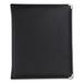 Samsill Classic Collection Zipper Ring Binder 3 Rings 1.5 Capacity 11 x 8.5 Black