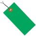 Office DepotÂ® Brand TyvekÂ® Prewired Shipping Tags 3 1/4 x 1 5/8 Green Pack Of 100