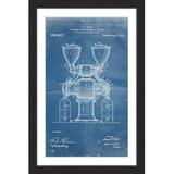 Coffee Grinder 1911 Blueprint Framed Painting Print