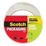 Scotch Sure Start Shipping Packaging Tape 1.88 Inches x 54.6 Yards 1 Roll 3450