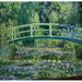 Monet: Water Lilies C1898. /N Water Lillies And Japanese Bridge. Oil On Canvas Claude Monet C1898. Poster Print by (24 x 36)