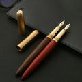 XinYux Vintage 0.7mm Nibs Handcrafted Wood Fountain Pen Signature Writing Business Gift