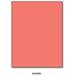 Color Card Stock 65lb. Cover Size 8 1/2 X 5 1/2 Sheets (Half Letter Size) 50 Sheets Per Pack (Salmon)
