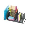 Deluxe Organizer Six Compartments Steel 12 1/2 x 5 1/4 x 5 1/4
