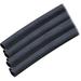 Ancor Adhesive Lined Heat Shrink Tubing (ALT) - 1/4 x 12 - 10-Pack - Black