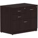 Lorell 2-Box/1-File Espresso 4-drawer Lateral File - 35.5 x 22 29.5 Lateral File 1 Side Panel - 4 x File Box Drawer(s) - Finish: Espresso Laminate