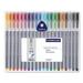 STAEDTLER Triplus Fineliner Porous Point Pen 0.3 mm Assorted Ink Color 20/Pack | Bundle of 5 Sets