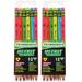 Dixon Ticonderoga DIX13012-2 Triwrite Ticondrga Pencil Neon Assorted - 12 per Pack - Pack of 2