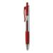 Comfort Grip Gel Pen Retractable Medium 0.7 Mm Red Ink Translucent Red Barrel Dozen | Bundle of 10 Dozen