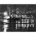 Stieglitz: New York C1897. /Nlight Reflections In A Park At Night New York City. Photograph By Alfred Stieglitz C1897. Poster Print by (18 x 24)