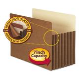 Redrope Tuff Pocket Drop-Front File Pockets W/ Fully Lined Gussets 7 Expansion Legal Size Redrope 5/box | Bundle of 5 Boxes