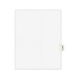 Avery-Style Preprinted Legal Side Tab Divider Exhibit G Letter White 25/pack | Bundle of 2 Packs