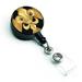 Black & Gold Fleur De Lis New Orleans Retractable Badge Reel