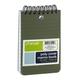 Top Flight Poly Cover Memo Book 3 x 5 Inches Top Wire Cover Color (Pack of 6)