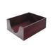 Double-Deep Hardwood Stackable Desk Trays 1 Section Letter Size Files 10.13 x 12.63 x 5 Mahogany