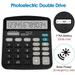 Calculator Standard Function Desktop Calculator Black Office supplies desk decor organization art stationery box bag craft organizers storage