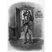 Dickens: A Christmas Carol. /Nbob Cratchit And Tiny Tim. Lithograph 19Th Century. Poster Print by (24 x 36)