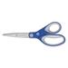 2PK Westcott KleenEarth Soft Handle Scissors 8 Long 3.25 Cut Length Blue/Gray Straight Handle (15554)