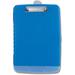 Officemate Slim Clipboard Storage Box Low Profile Clip & Storage Compartment Letter Size Blue (83304)