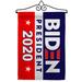 2020 Joe Biden Garden Flag - Set Wall Hanger Patriotic Vote President Donald Election Keep United State American - House Decoration Banner Small Yard Gift Double-Sided Made In USA 13 X 18.5