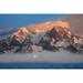 Antarctica-South Georgia Island-Coopers Bay Iceberg and mountains at sunrise by Jaynes Gallery (24 x 18)