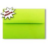 Bright Lime Green 25 Pack A6 Envelopes for 4 X 6 Photos Invitations Announcements Showers from The Envelope Gallery