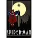 Spiderman Art Deco Laminated Poster (24 X 36)