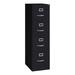 Hirsh 22 Deep 4 Drawer Letter Width Vertical File Cabinet Commercial Grade Black