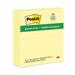 Post-it Original Recycled Note Pads 3 x 5 Canary Yellow 100 Sheets/Pad 12 Pads/Pack (655RPYW)