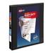 Heavy-Duty Non Stick View Binder With Durahinge And Slant Rings 3 Rings 1 Capacity 11 X 8.5 Black (5300) | Bundle of 10 Each