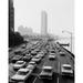 USA Rush hour traffic leaving New York City on East River Drive at 48th Street Poster Print (24 x 36)