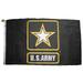 3x5 Black US Army Gold Star Active Duty Veteran Vet One Army Strong Flag 3 x5